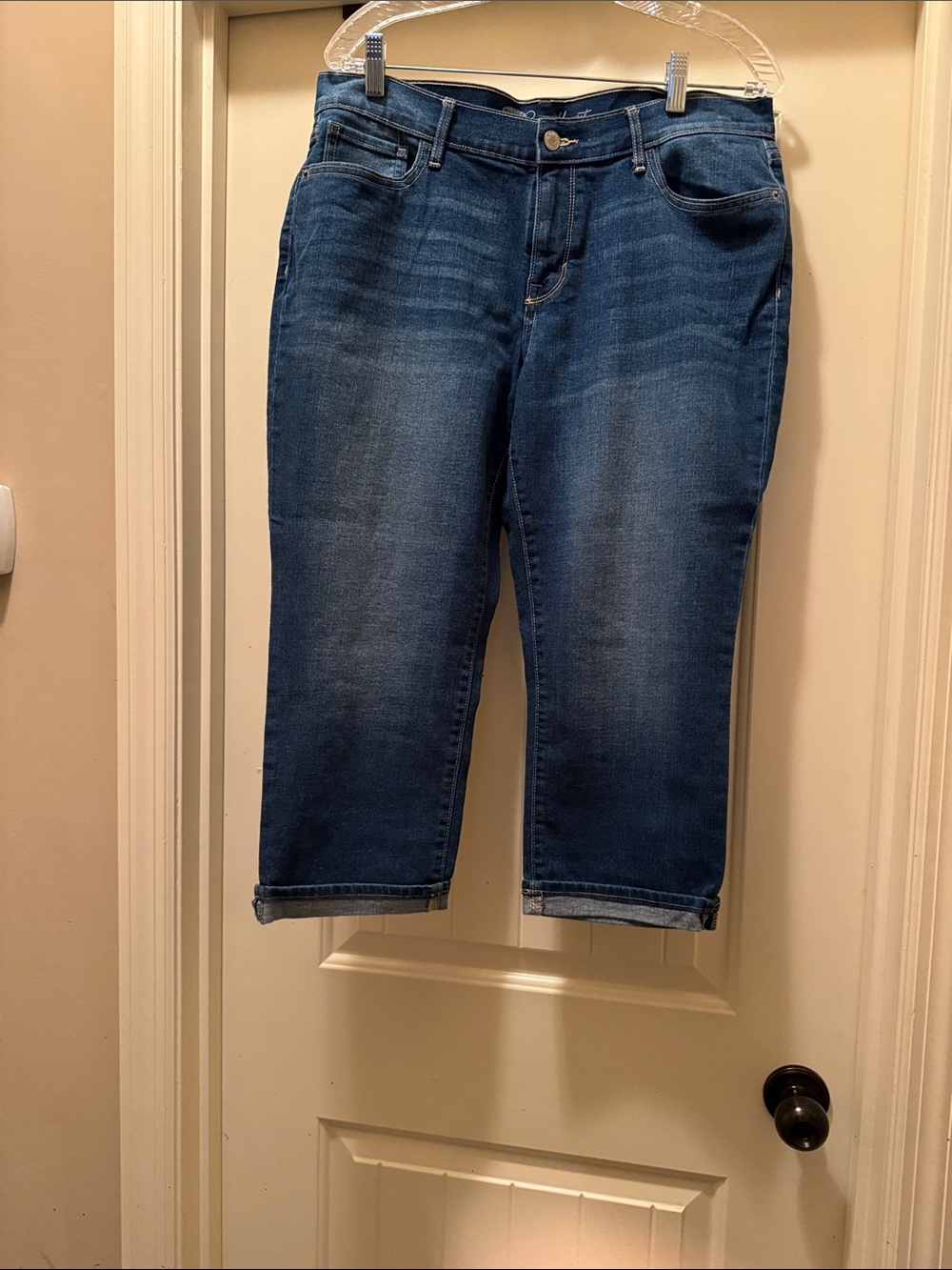 Old Navy Dark Blue Cropped Ankle Jeans